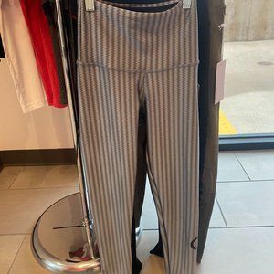 Teagan Ankle Silver Satin CYCLEBAR LEGGINGS